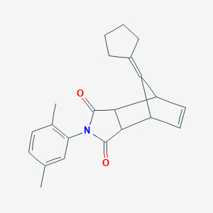 8-cyclopentylidene-2-(2,5-dimethylphenyl)-3a,4,7,7a-tetrahydro-1H-4,7-methanoisoindole-1,3-dione