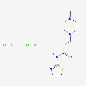 3-(4-methyl-1-piperazinyl)-N-1,3-thiazol-2-ylpropanamide dihydrochloride