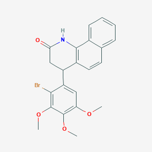 4-(2-bromo-3,4,5-trimethoxyphenyl)-3,4-dihydrobenzo[h]quinolin-2(1H)-one