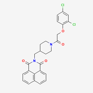 2-({1-[(2,4-dichlorophenoxy)acetyl]-4-piperidinyl}methyl)-1H-benzo[de]isoquinoline-1,3(2H)-dione