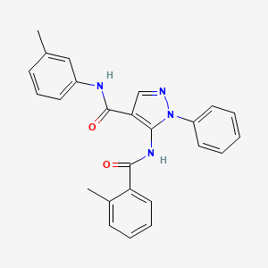 5-[(2-methylbenzoyl)amino]-N-(3-methylphenyl)-1-phenyl-1H-pyrazole-4-carboxamide