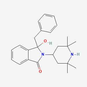 3-benzyl-3-hydroxy-2-(2,2,6,6-tetramethyl-4-piperidinyl)-1-isoindolinone