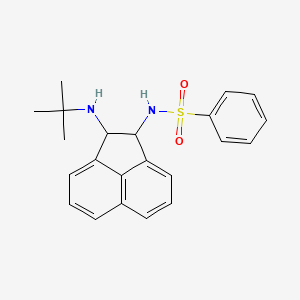 N-[2-(tert-butylamino)-1,2-dihydro-1-acenaphthylenyl]benzenesulfonamide