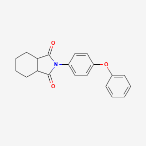 molecular formula C20H19NO3 B3932366 2-(4-phenoxyphenyl)hexahydro-1H-isoindole-1,3(2H)-dione 