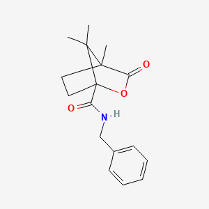 N-benzyl-4,7,7-trimethyl-3-oxo-2-oxabicyclo[2.2.1]heptane-1-carboxamide