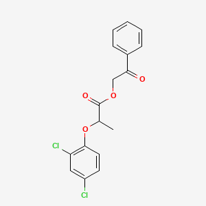 2-oxo-2-phenylethyl 2-(2,4-dichlorophenoxy)propanoate