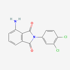 molecular formula C14H8Cl2N2O2 B3932519 4-amino-2-(3,4-dichlorophenyl)-1H-isoindole-1,3(2H)-dione 