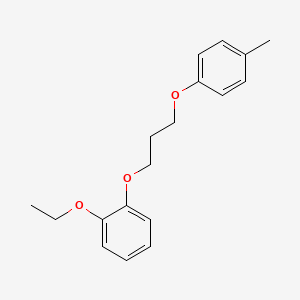 molecular formula C18H22O3 B3933118 1-ethoxy-2-[3-(4-methylphenoxy)propoxy]benzene 