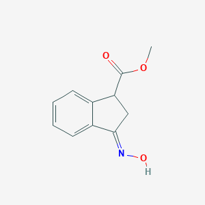 B039332 Methyl3-hydroxyiminoindan-1-carboxylate CAS No. 111634-90-3