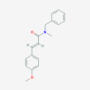 molecular formula C18H19NO2 B393336 N-benzyl-3-(4-methoxyphenyl)-N-methylacrylamide 