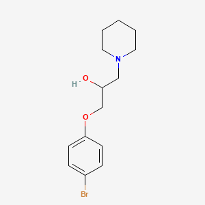 molecular formula C14H20BrNO2 B3933397 1-(4-bromophenoxy)-3-(1-piperidinyl)-2-propanol 