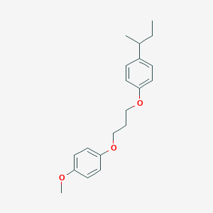 molecular formula C20H26O3 B3933819 1-sec-butyl-4-[3-(4-methoxyphenoxy)propoxy]benzene 