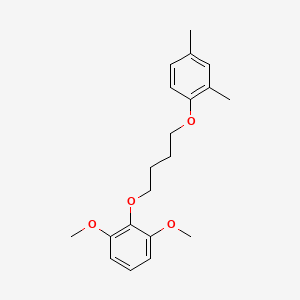 molecular formula C20H26O4 B3933976 2-[4-(2,4-dimethylphenoxy)butoxy]-1,3-dimethoxybenzene 