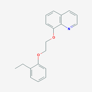 molecular formula C19H19NO2 B3934147 8-[2-(2-ethylphenoxy)ethoxy]quinoline 