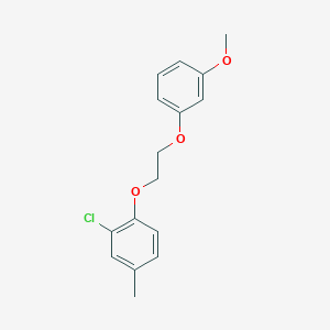 2-chloro-1-[2-(3-methoxyphenoxy)ethoxy]-4-methylbenzene