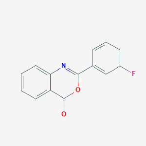molecular formula C14H8FNO2 B393447 2-(3-fluorophenyl)-4H-3,1-benzoxazin-4-one 