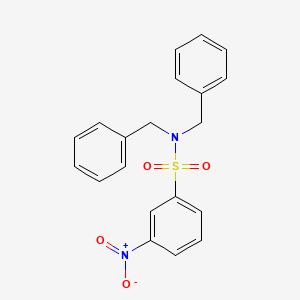 molecular formula C20H18N2O4S B3934938 N,N-dibenzyl-3-nitrobenzenesulfonamide 