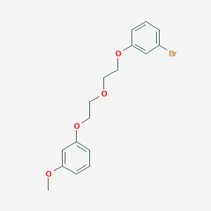 1-bromo-3-{2-[2-(3-methoxyphenoxy)ethoxy]ethoxy}benzene