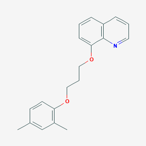 molecular formula C20H21NO2 B3935017 8-[3-(2,4-dimethylphenoxy)propoxy]quinoline 