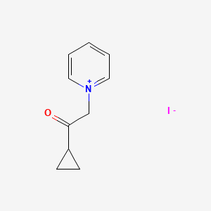 molecular formula C10H12INO B3935092 1-(2-cyclopropyl-2-oxoethyl)pyridinium iodide 