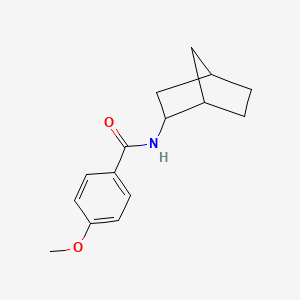 molecular formula C15H19NO2 B3935495 N-bicyclo[2.2.1]hept-2-yl-4-methoxybenzamide 