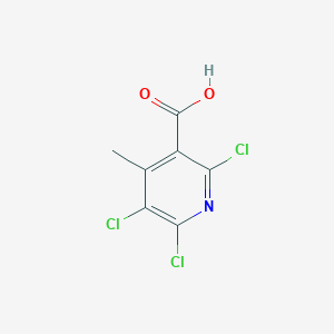 molecular formula C7H4Cl3NO2 B393574 2,5,6-Trichloro-4-methylnicotinic acid CAS No. 294876-53-2