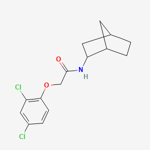 molecular formula C15H17Cl2NO2 B3935849 N-bicyclo[2.2.1]hept-2-yl-2-(2,4-dichlorophenoxy)acetamide 