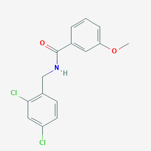 molecular formula C15H13Cl2NO2 B3935862 N-(2,4-dichlorobenzyl)-3-methoxybenzamide 