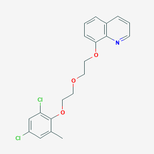 molecular formula C20H19Cl2NO3 B3935941 8-{2-[2-(2,4-dichloro-6-methylphenoxy)ethoxy]ethoxy}quinoline 