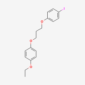 molecular formula C17H19IO3 B3935975 1-ethoxy-4-[3-(4-iodophenoxy)propoxy]benzene 