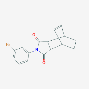 molecular formula C16H14BrNO2 B393610 2-(3-bromophenyl)-3a,4,7,7a-tetrahydro-1H-4,7-ethanoisoindole-1,3(2H)-dione 