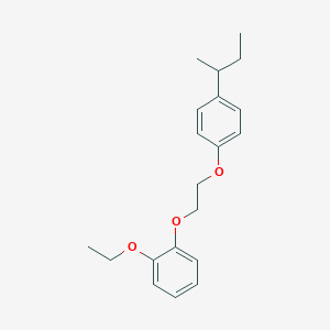 molecular formula C20H26O3 B3936140 1-[2-(4-sec-butylphenoxy)ethoxy]-2-ethoxybenzene 