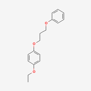 molecular formula C17H20O3 B3936147 1-ethoxy-4-(3-phenoxypropoxy)benzene 