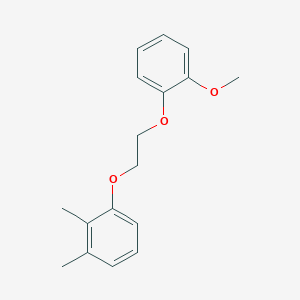 molecular formula C17H20O3 B3936388 1-[2-(2-methoxyphenoxy)ethoxy]-2,3-dimethylbenzene 