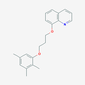 molecular formula C21H23NO2 B3936581 8-[3-(2,3,5-trimethylphenoxy)propoxy]quinoline 