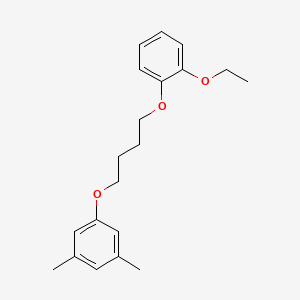 molecular formula C20H26O3 B3937017 1-[4-(2-ethoxyphenoxy)butoxy]-3,5-dimethylbenzene 