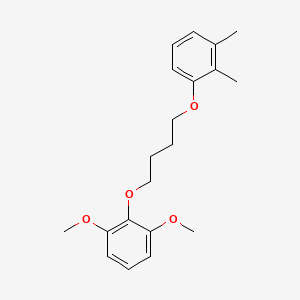 molecular formula C20H26O4 B3937028 1-[4-(2,6-dimethoxyphenoxy)butoxy]-2,3-dimethylbenzene 