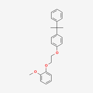 molecular formula C24H26O3 B3937151 1-methoxy-2-{2-[4-(1-methyl-1-phenylethyl)phenoxy]ethoxy}benzene 