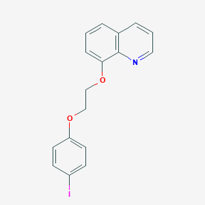 molecular formula C17H14INO2 B3937292 8-[2-(4-iodophenoxy)ethoxy]quinoline 
