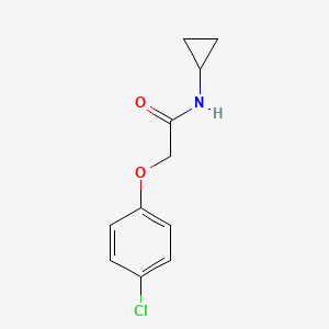 molecular formula C11H12ClNO2 B3937574 2-(4-chlorophenoxy)-N-cyclopropylacetamide 