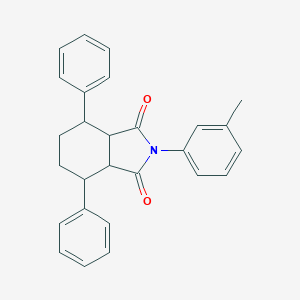 molecular formula C27H25NO2 B393818 2-(3-methylphenyl)-4,7-diphenylhexahydro-1H-isoindole-1,3(2H)-dione 