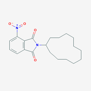 molecular formula C20H26N2O4 B393843 2-cyclododecyl-4-nitro-1H-isoindole-1,3(2H)-dione 