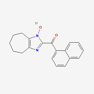 (1-hydroxy-1,4,5,6,7,8-hexahydrocyclohepta[d]imidazol-2-yl)(1-naphthyl)methanone