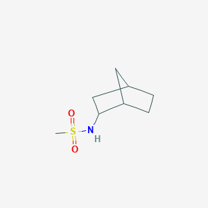 molecular formula C8H15NO2S B3938591 N-bicyclo[2.2.1]hept-2-ylmethanesulfonamide 