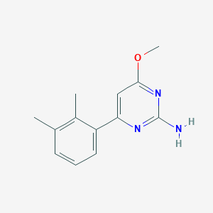 molecular formula C13H15N3O B3938717 4-(2,3-dimethylphenyl)-6-methoxy-2-pyrimidinamine 