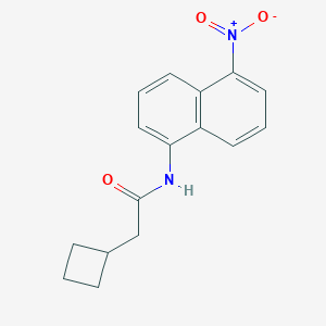 2-cyclobutyl-N-(5-nitronaphthalen-1-yl)acetamide