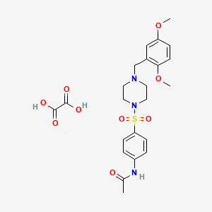 N-(4-{[4-(2,5-dimethoxybenzyl)-1-piperazinyl]sulfonyl}phenyl)acetamide oxalate