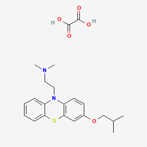 molecular formula C22H28N2O5S B3939393 [2-(3-isobutoxy-10H-phenothiazin-10-yl)ethyl]dimethylamine oxalate 