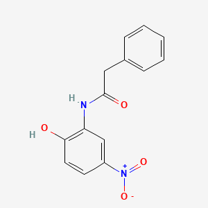 molecular formula C14H12N2O4 B3939408 N-(2-羟基-5-硝基苯基)-2-苯乙酰胺 