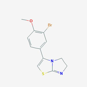 3-(3-bromo-4-methoxyphenyl)-5,6-dihydroimidazo[2,1-b][1,3]thiazole